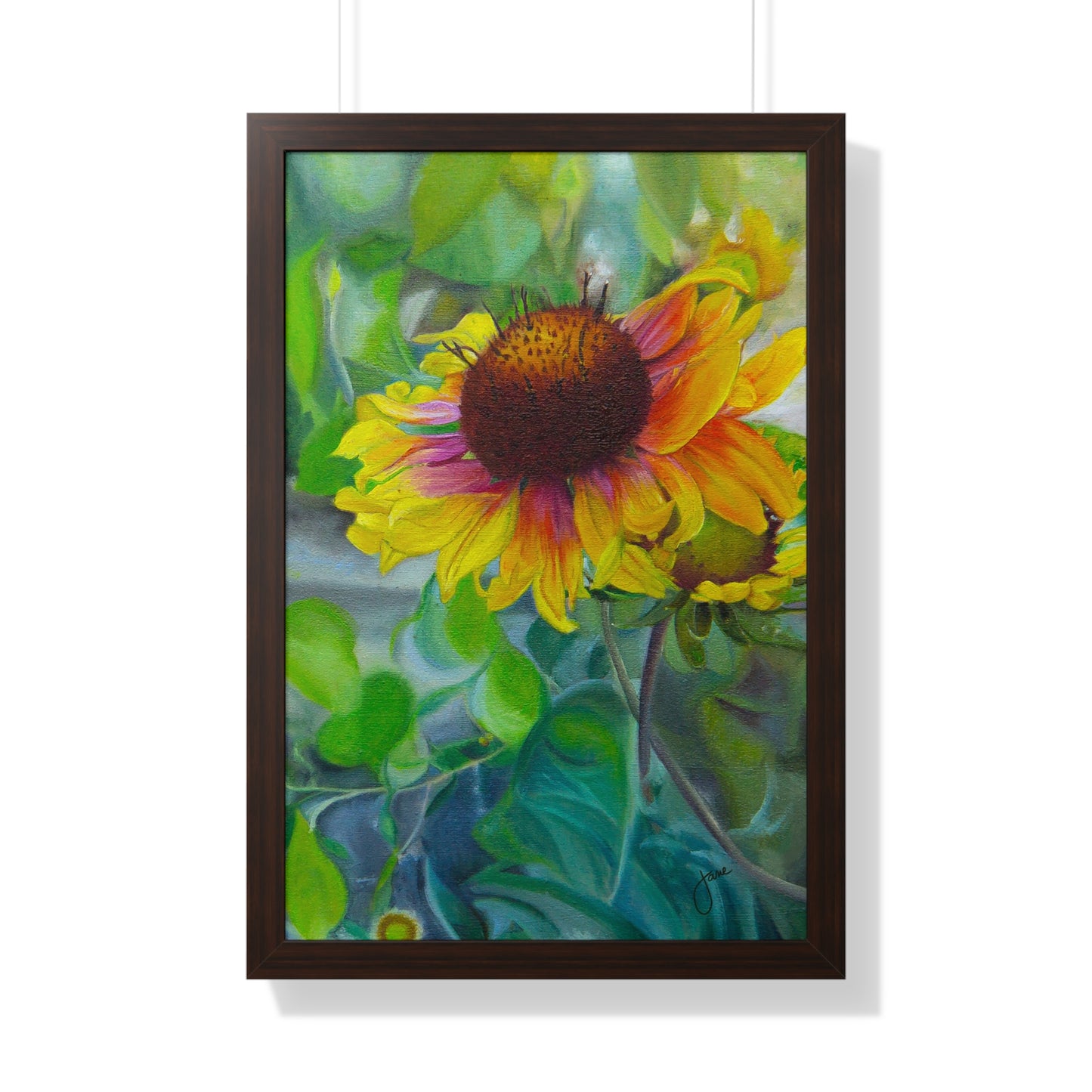 Indian Blanket Flower by Jane Autry, Framed Matte Paper Print