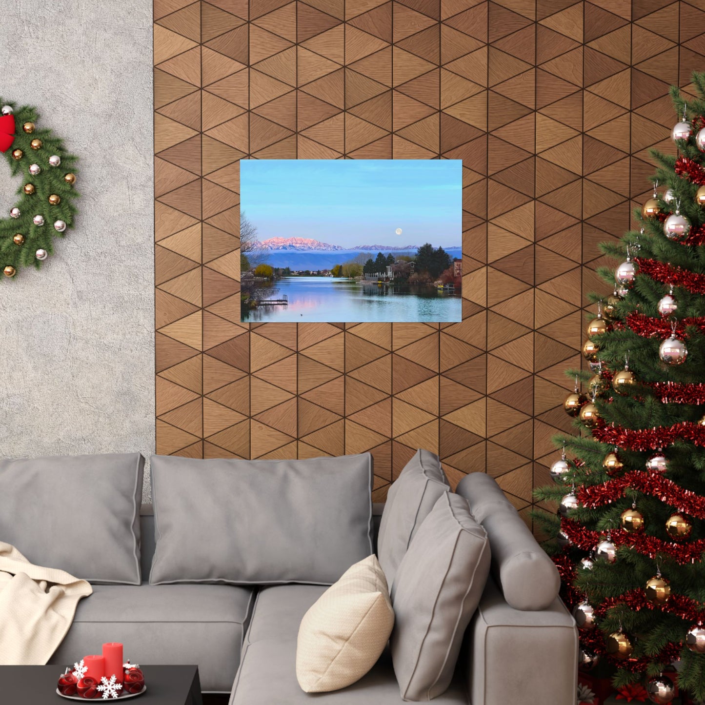 Premium Matte Print-Stansbury Lake Sunrise by Rod Walgamott, Reference photo by Nick Theilemann