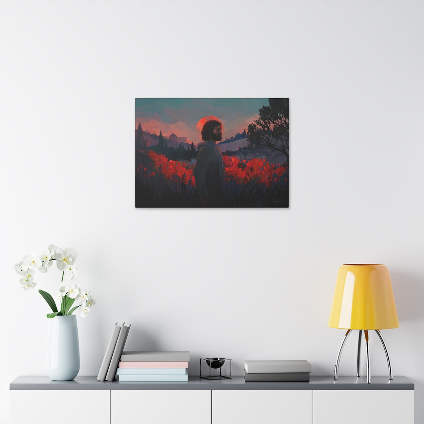 Classic Stretched Canvas, "Though as Scarlet" by Chaz Walgamott