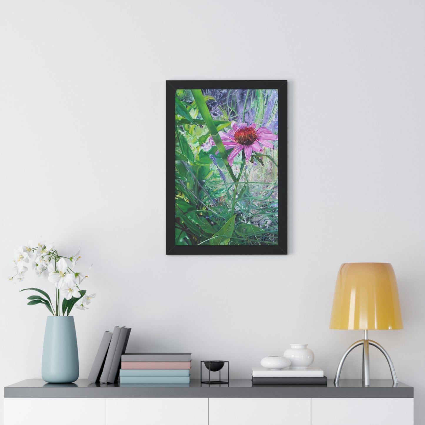 Garden Party by Jane Autry, Framed Matte Paper Print
