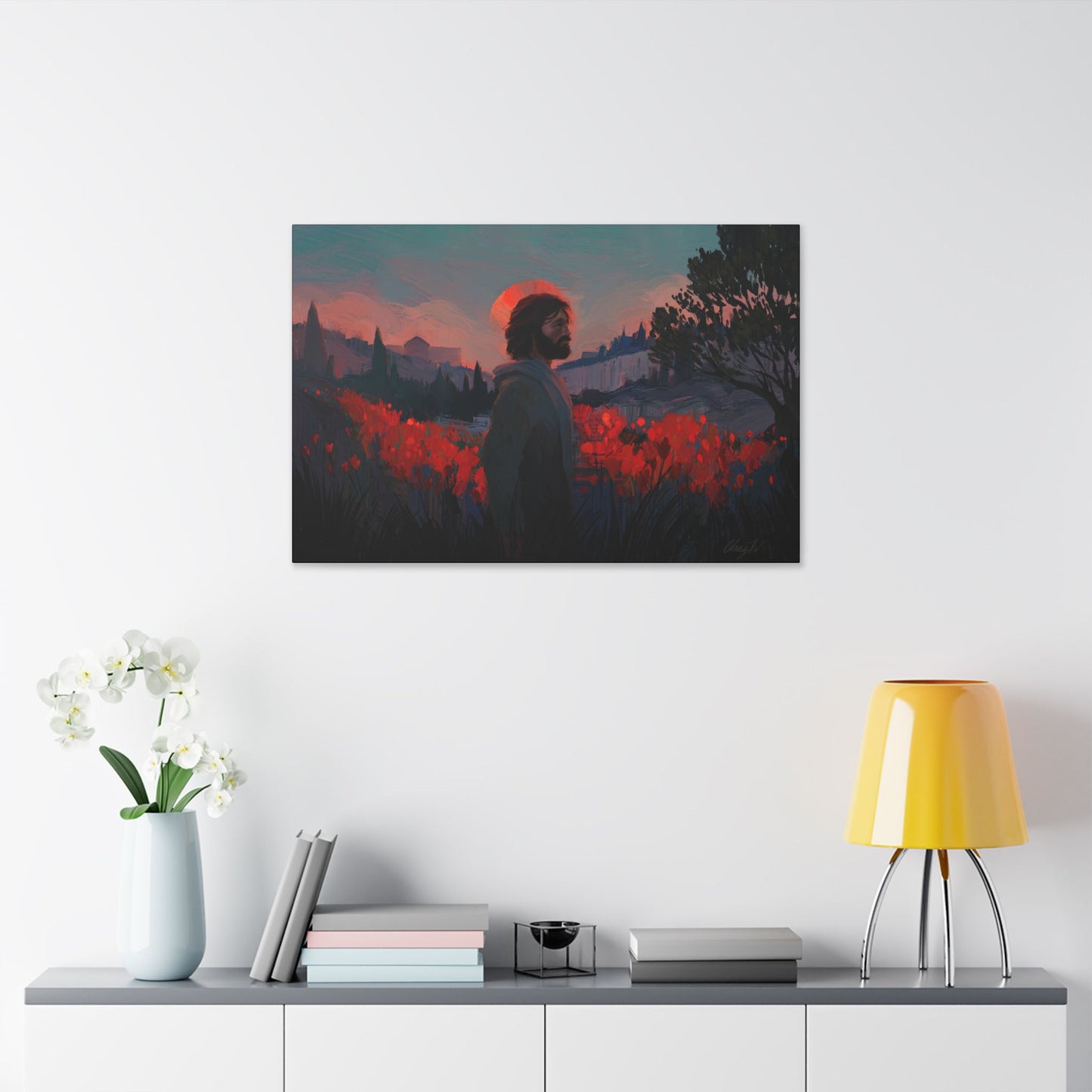 Classic Stretched Canvas, "Though as Scarlet" by Chaz Walgamott