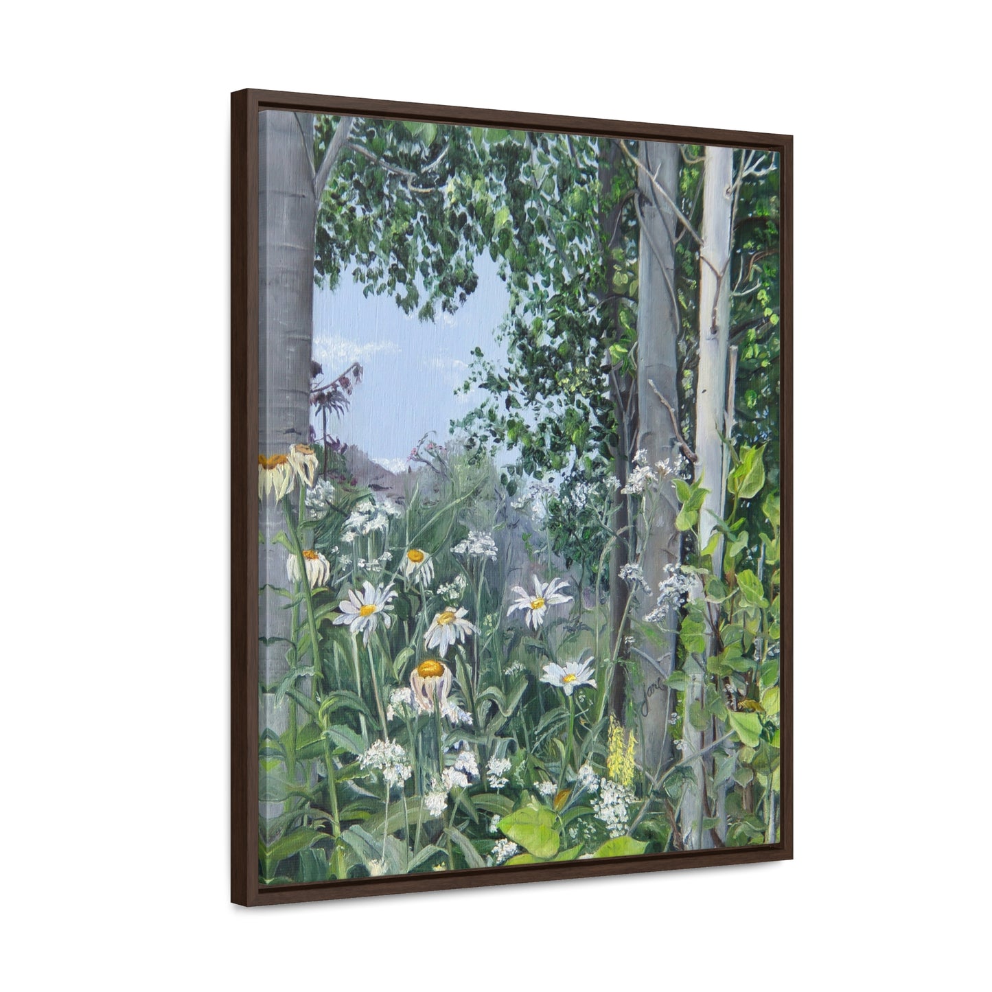 Quakies and Daisies by Jane Autry, Canvas Gallery Wrap