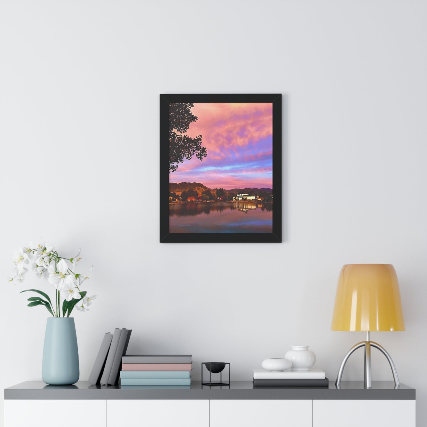 Melissa's Sunset by Rod Walgamott, Framed Matte Print