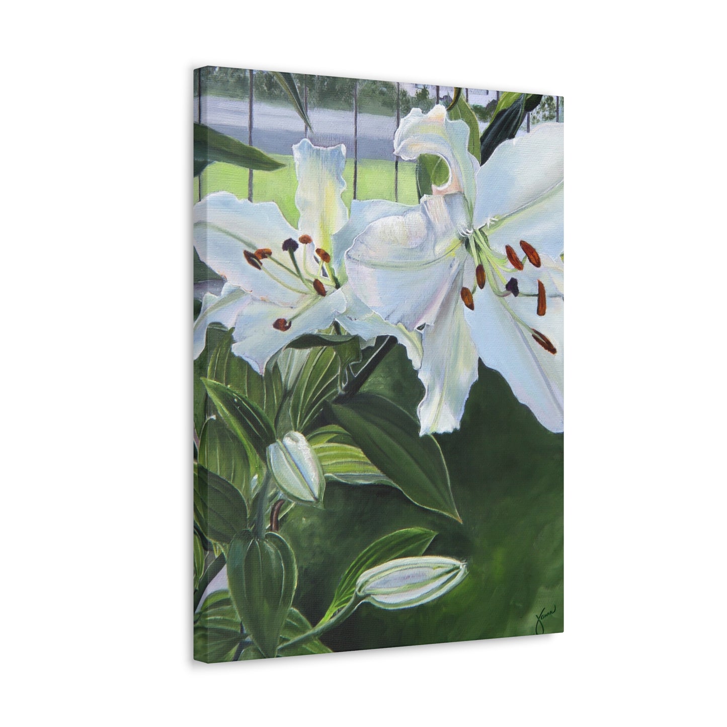 Luscious Lilies, by Jane Autry, Canvas Gallery Wrap