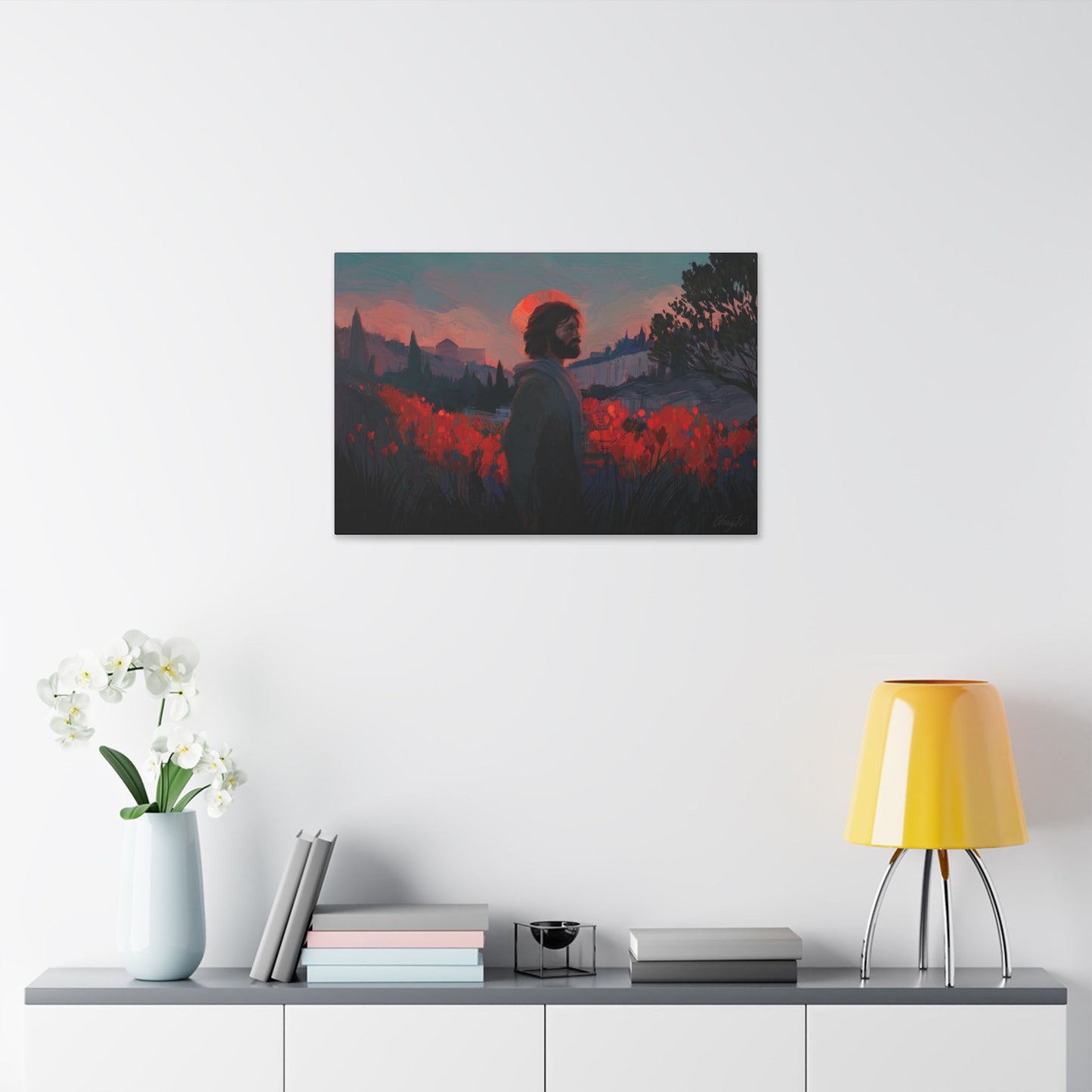 Classic Stretched Canvas, "Though as Scarlet" by Chaz Walgamott