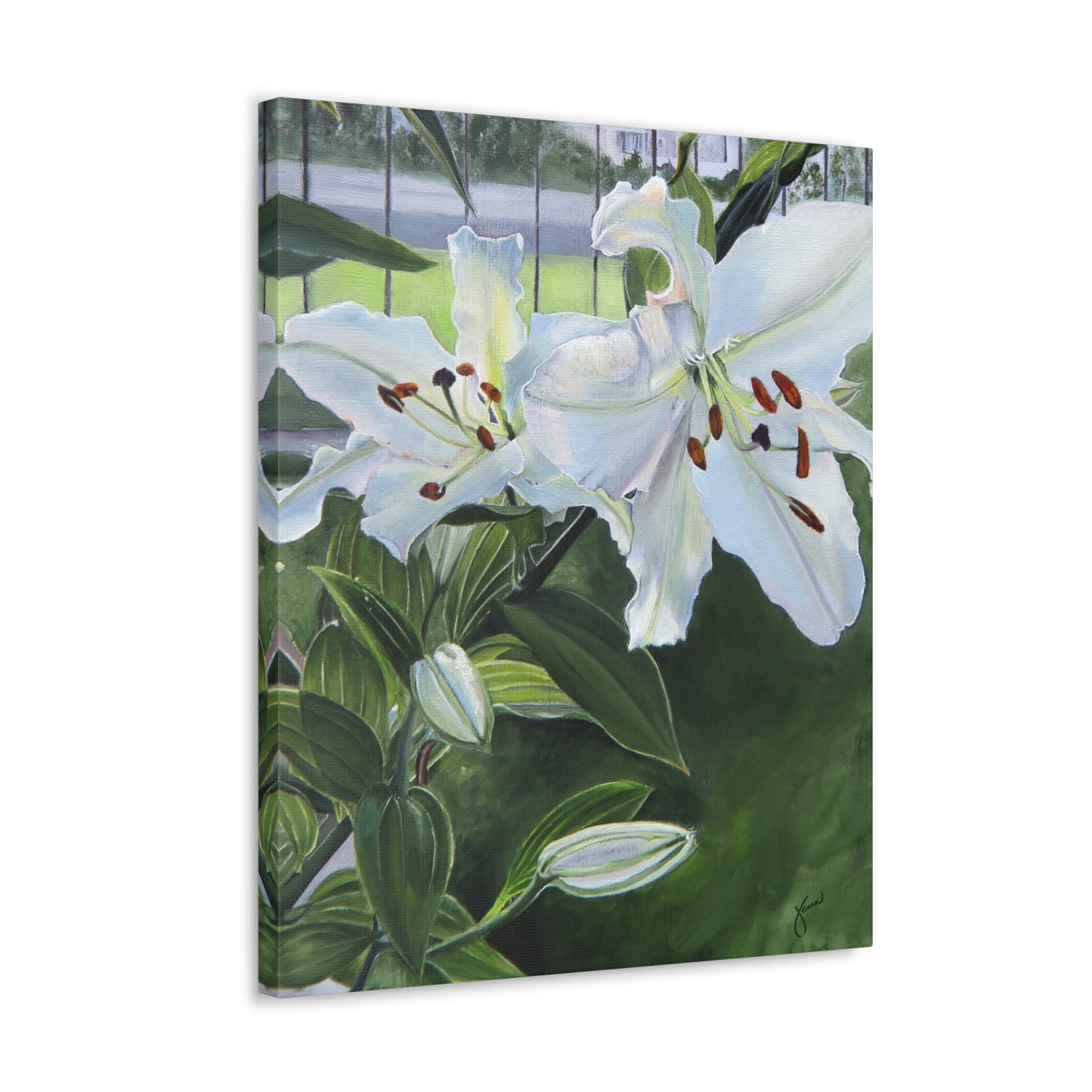 Luscious Lilies, by Jane Autry, Canvas Gallery Wrap