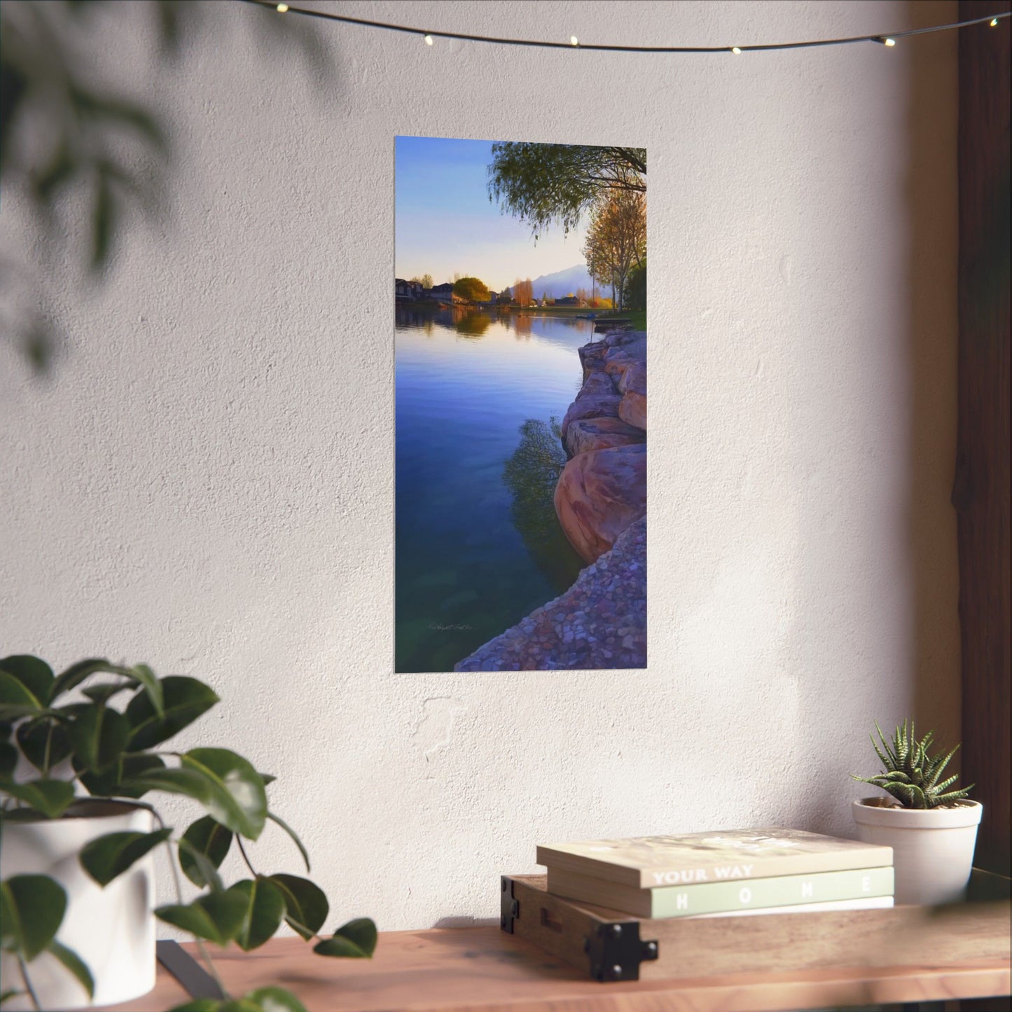 Premium Matte Print, Stansbury Lake Looking North from Grant's Place, by Rod Walgamott