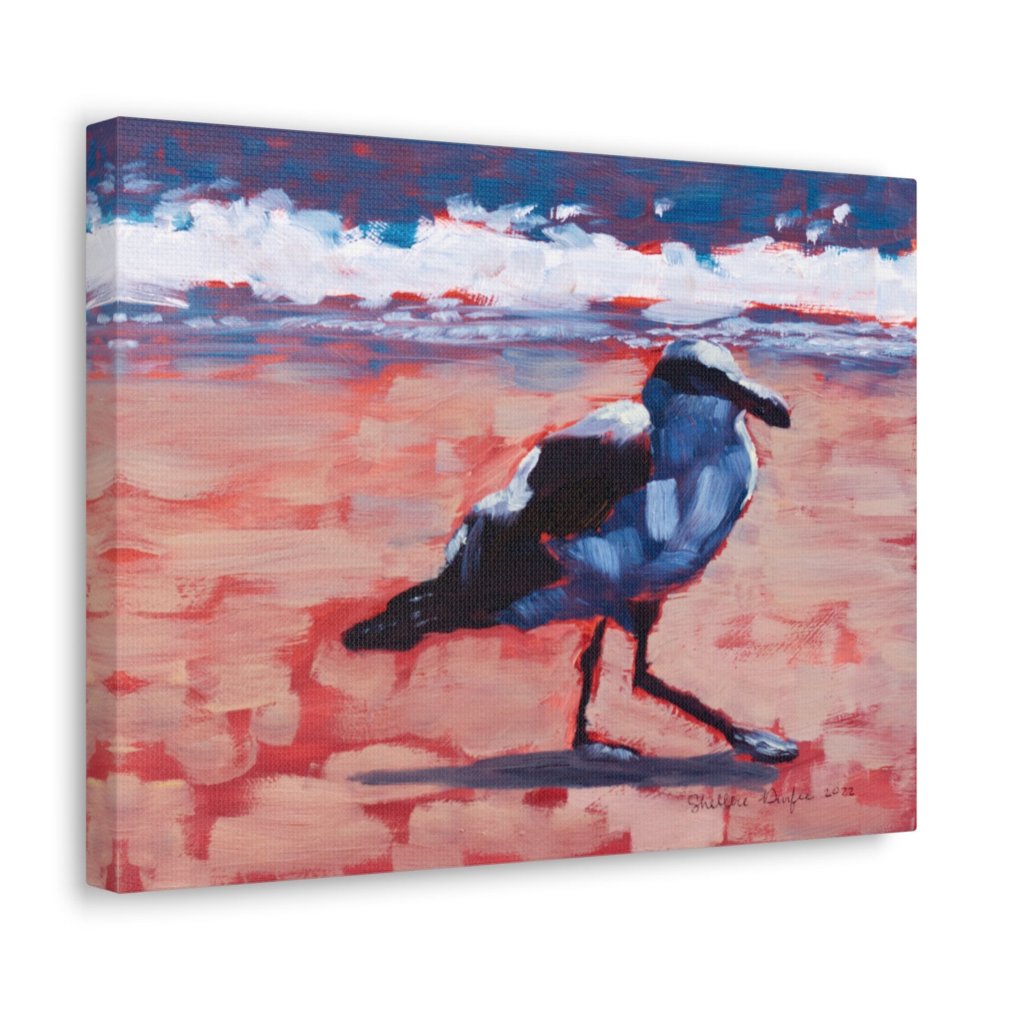 Canvas Gallery Wrap, Seagull, by Shellece Durfee