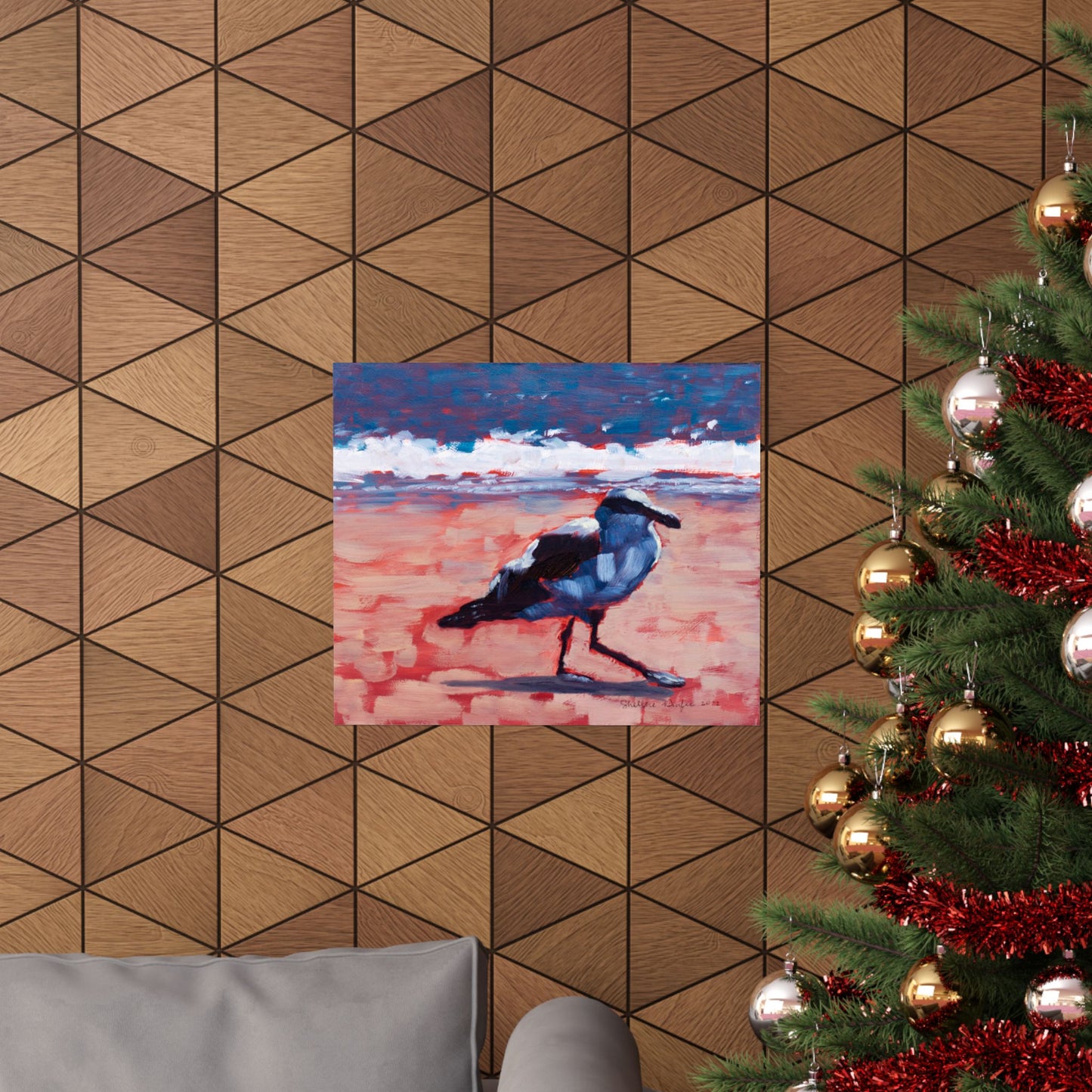 Premium Matte Print, Seagull, by Shellece Durfee