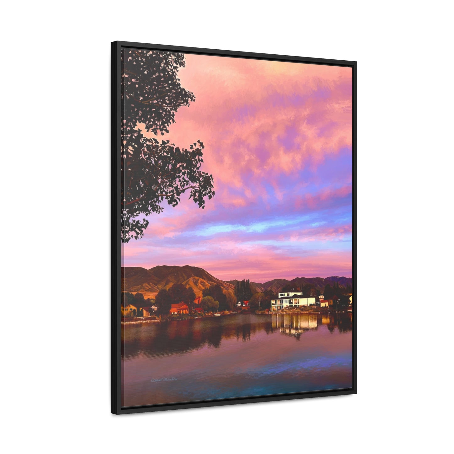 Melissa's Sunset by Rod Walgamott, Framed Canvas Wrap