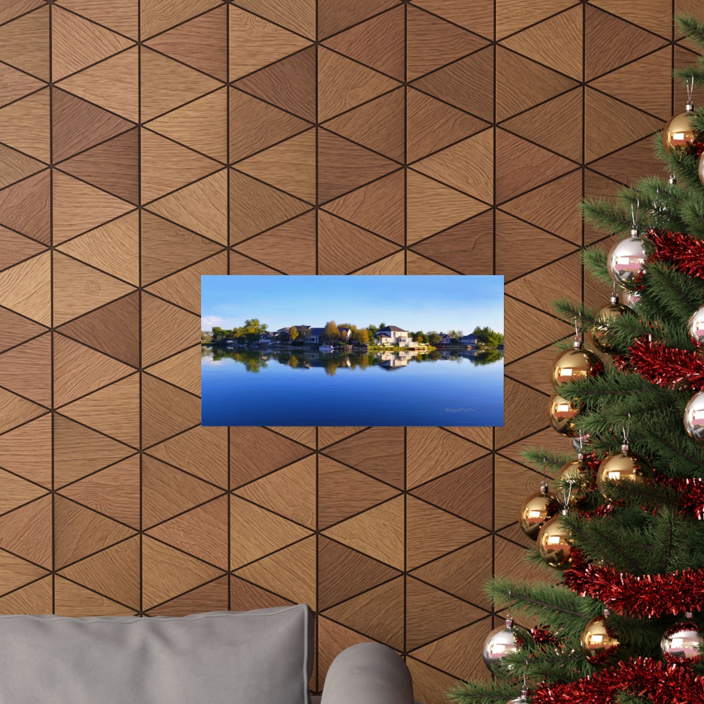 Premium Matte Print--Blue Sky Reflection on Stansbury Lake, by Rod Walgamott