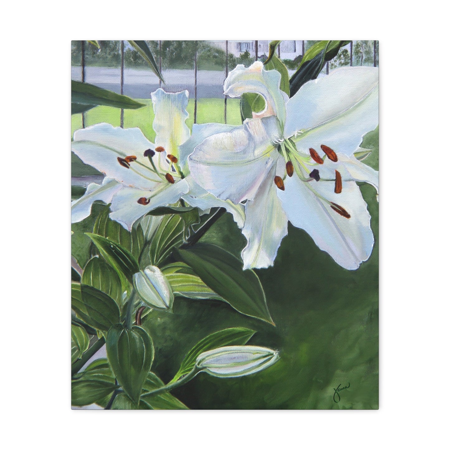 Luscious Lilies, by Jane Autry, Canvas Gallery Wrap