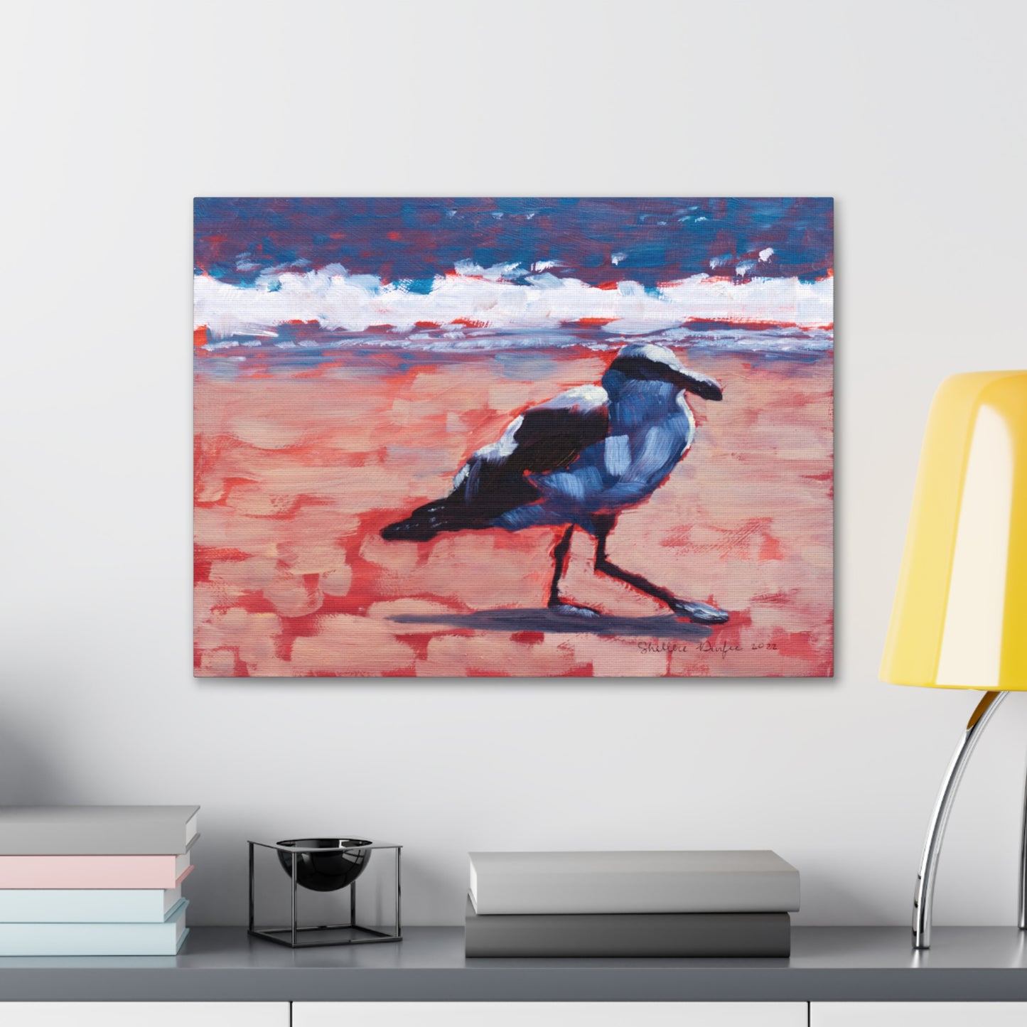 Canvas Gallery Wrap, Seagull, by Shellece Durfee