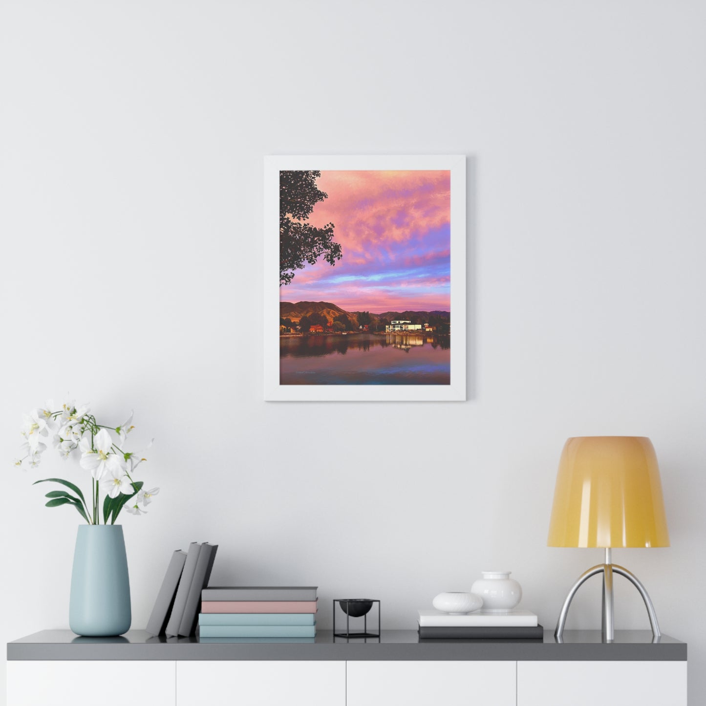 Melissa's Sunset by Rod Walgamott, Framed Matte Print