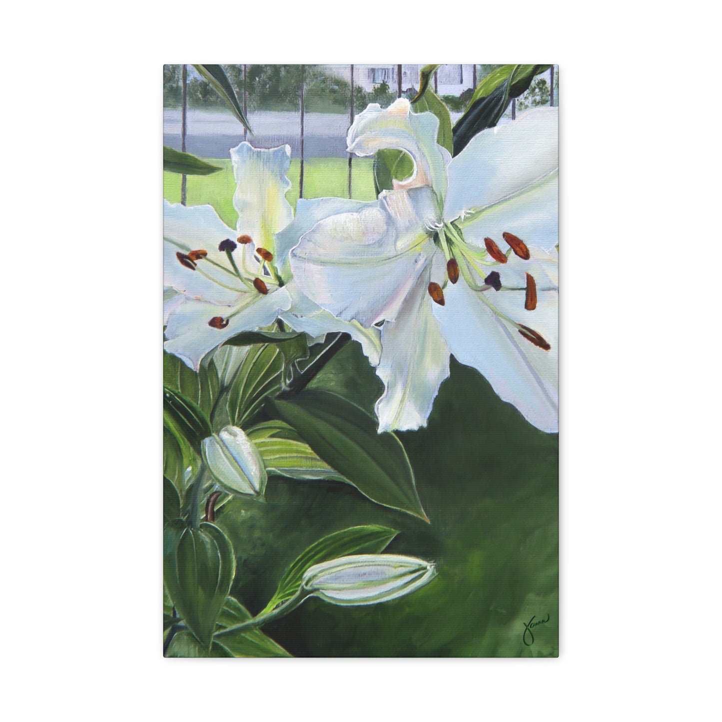 Luscious Lilies, by Jane Autry, Canvas Gallery Wrap