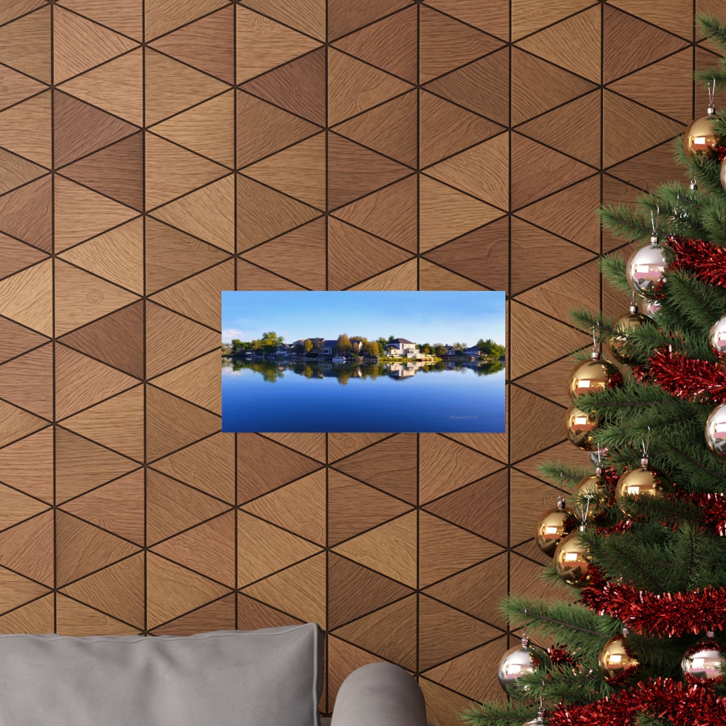 Premium Matte Print--Blue Sky Reflection on Stansbury Lake, by Rod Walgamott