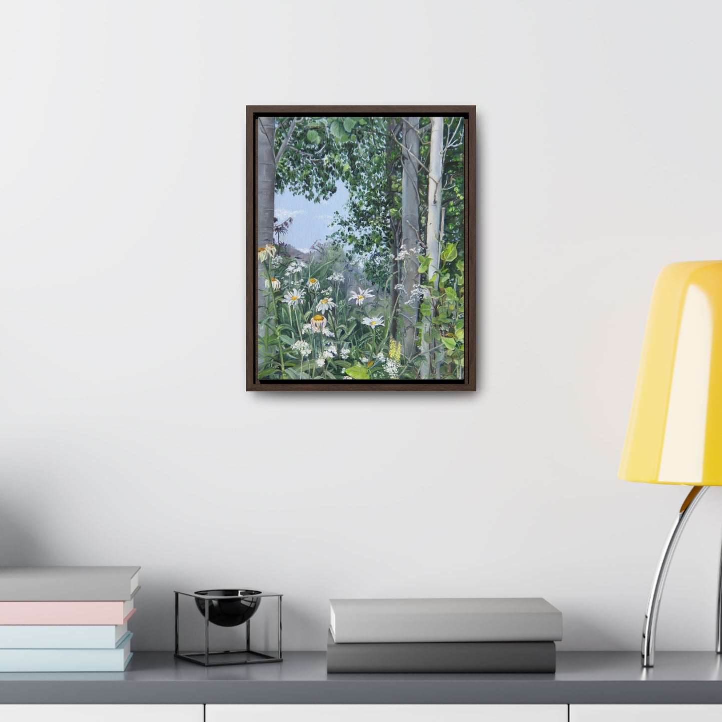 Quakies and Daisies by Jane Autry, Canvas Gallery Wrap