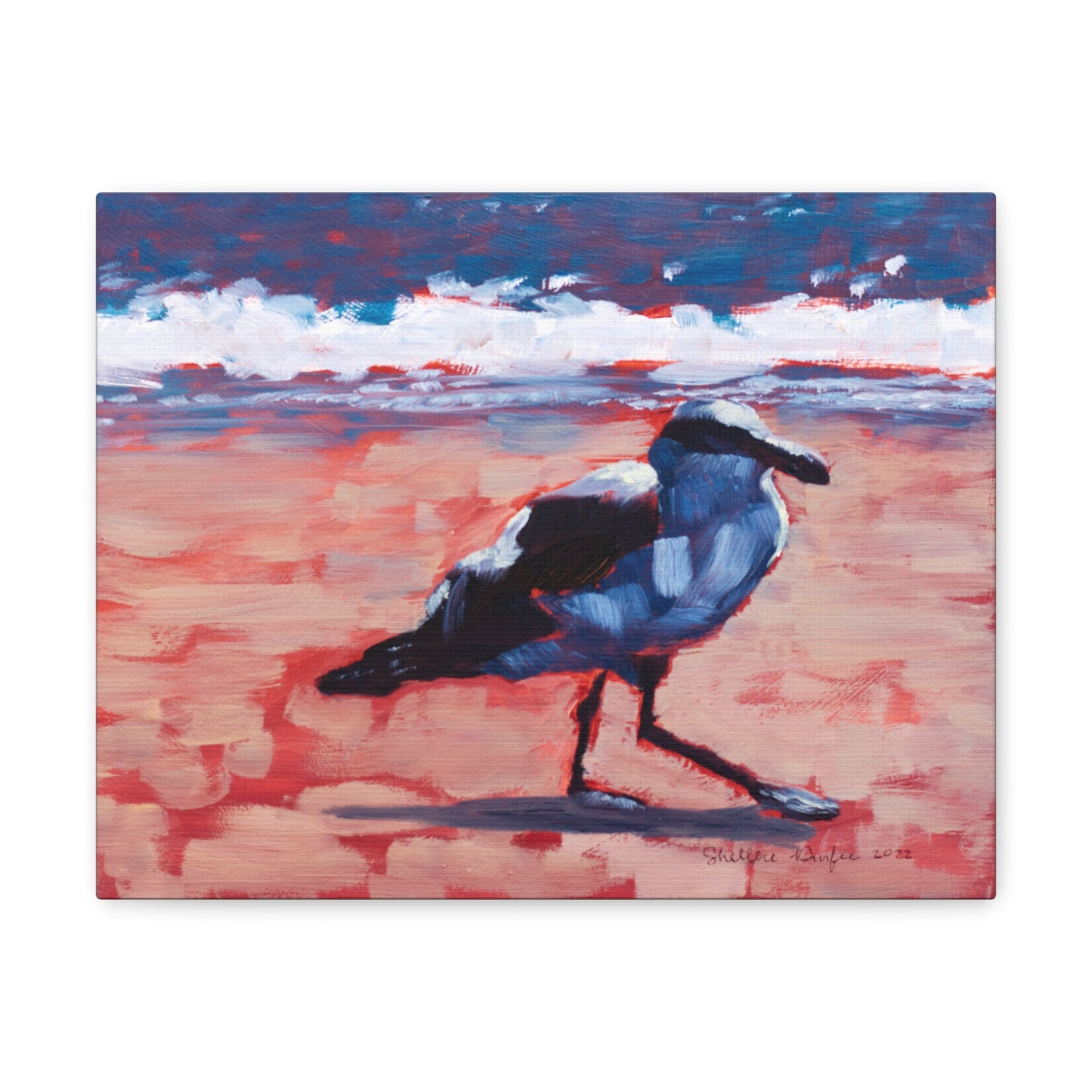 Canvas Gallery Wrap, Seagull, by Shellece Durfee