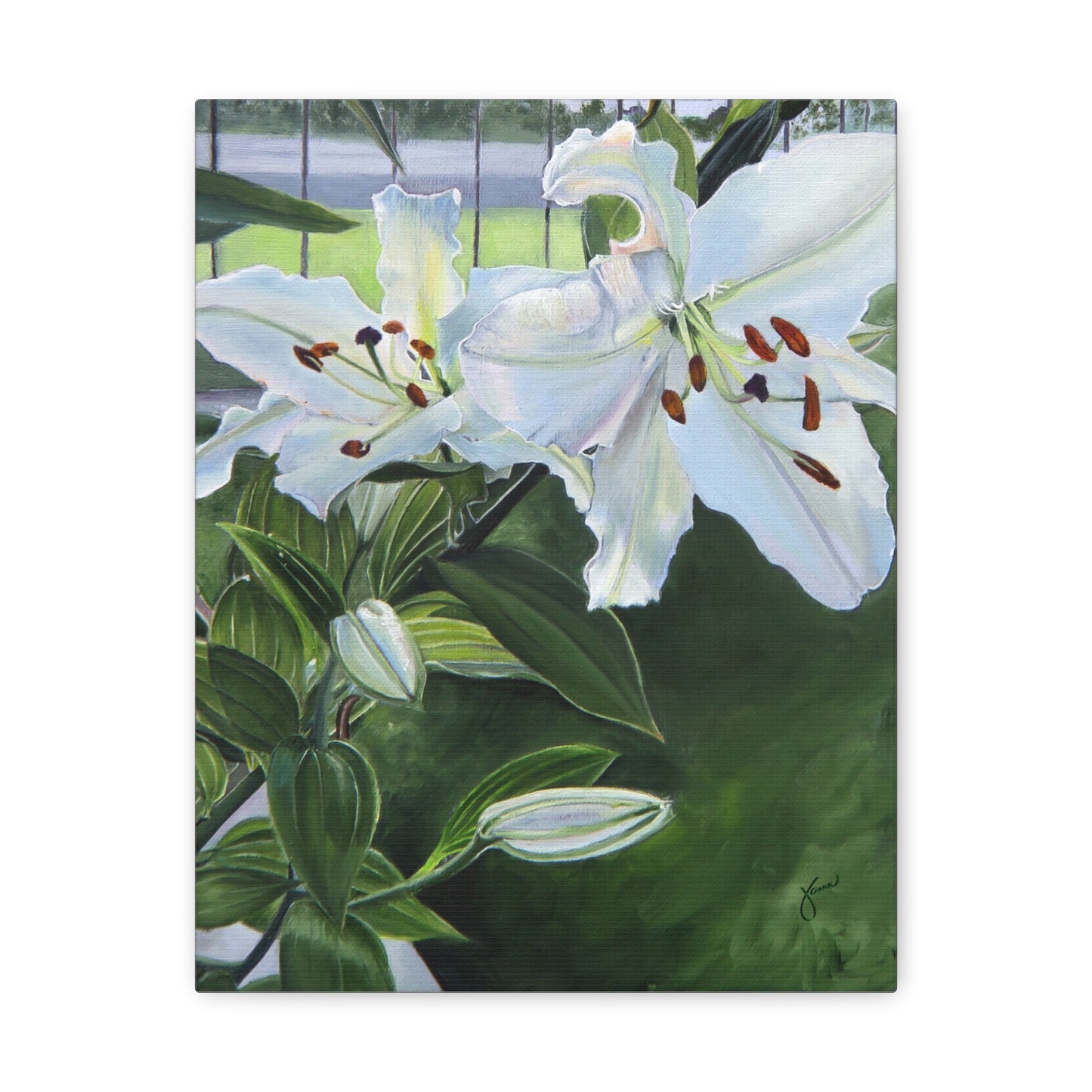 Luscious Lilies, by Jane Autry, Canvas Gallery Wrap