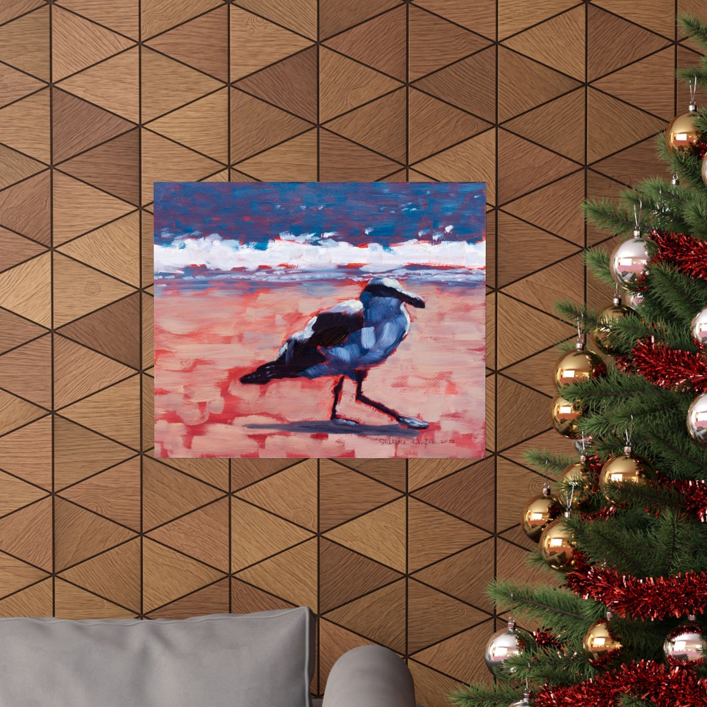 Premium Matte Print, Seagull, by Shellece Durfee