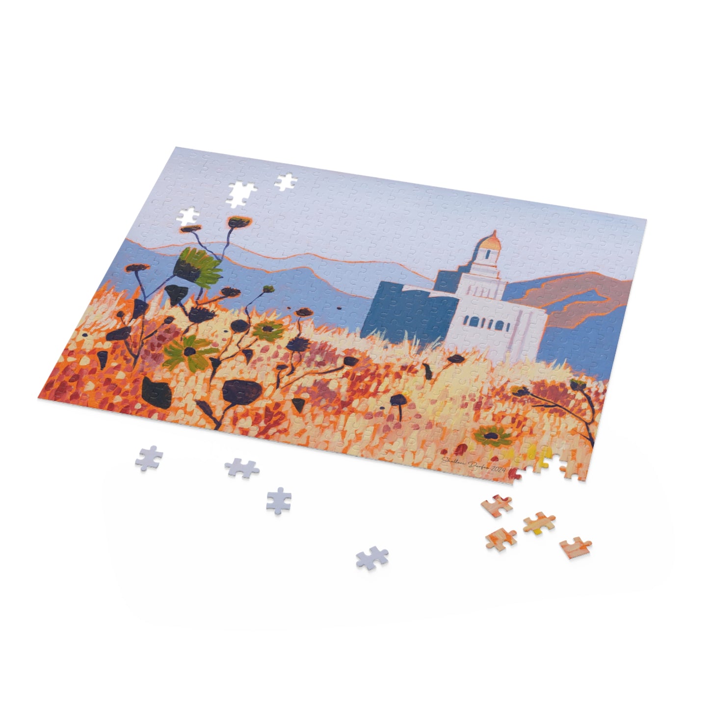 Puzzle, Deseret Peak Temple by Shellece Durfee (120, 252, 500-Piece)