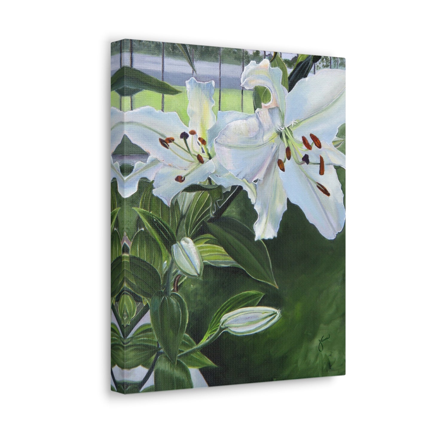 Luscious Lilies, by Jane Autry, Canvas Gallery Wrap