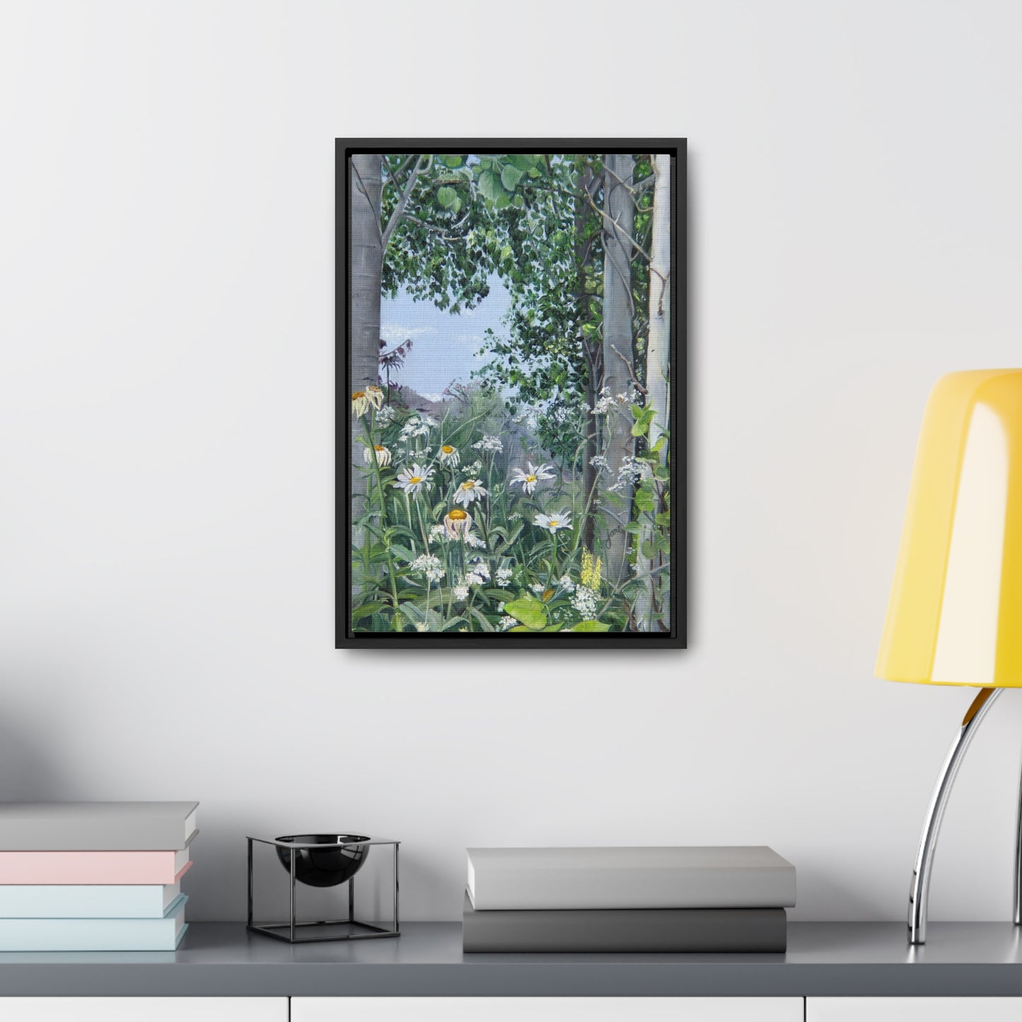 Quakies and Daisies by Jane Autry, Canvas Gallery Wrap