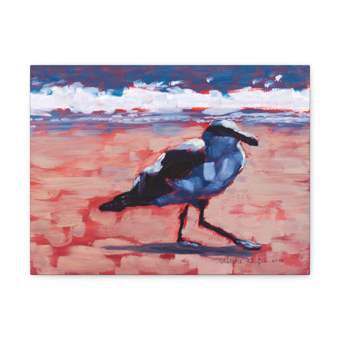 Canvas Gallery Wrap, Seagull, by Shellece Durfee