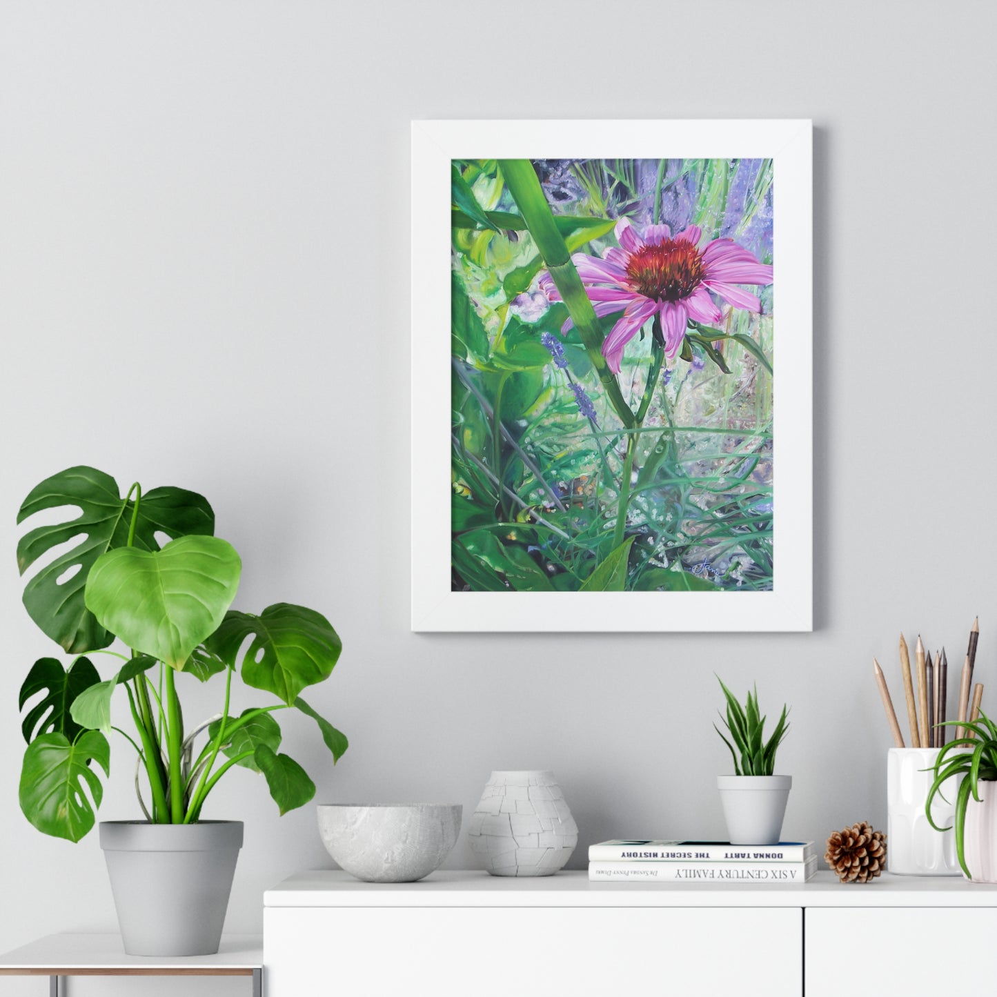 Garden Party by Jane Autry, Framed Matte Paper Print