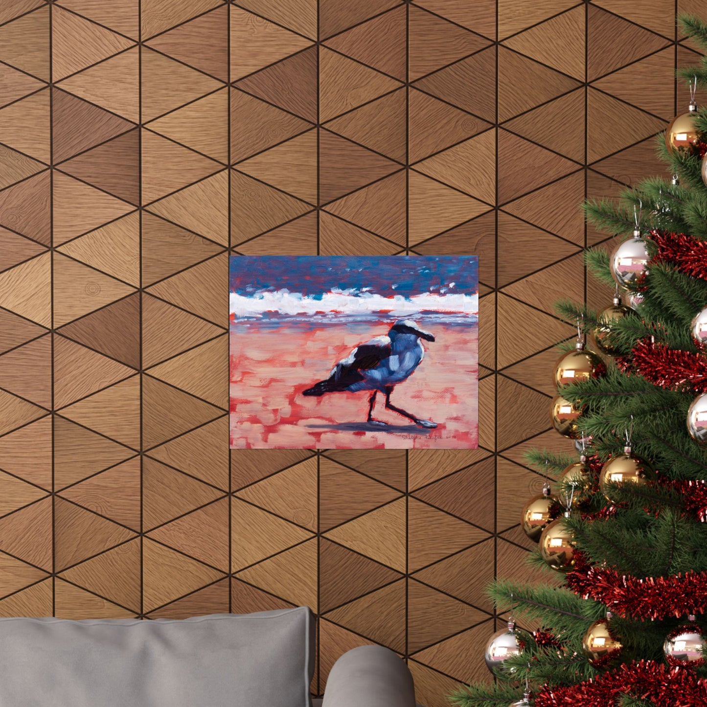 Premium Matte Print, Seagull, by Shellece Durfee