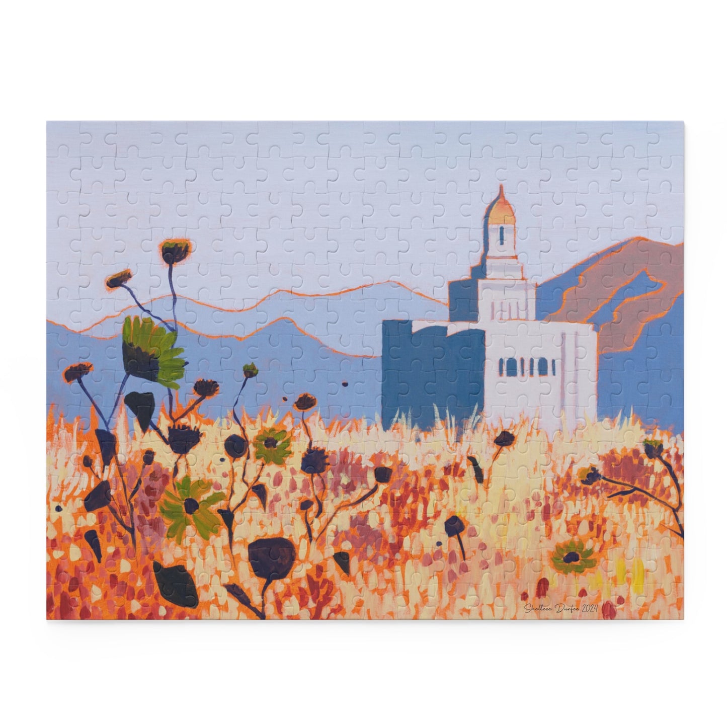 Puzzle, Deseret Peak Temple by Shellece Durfee (120, 252, 500-Piece)