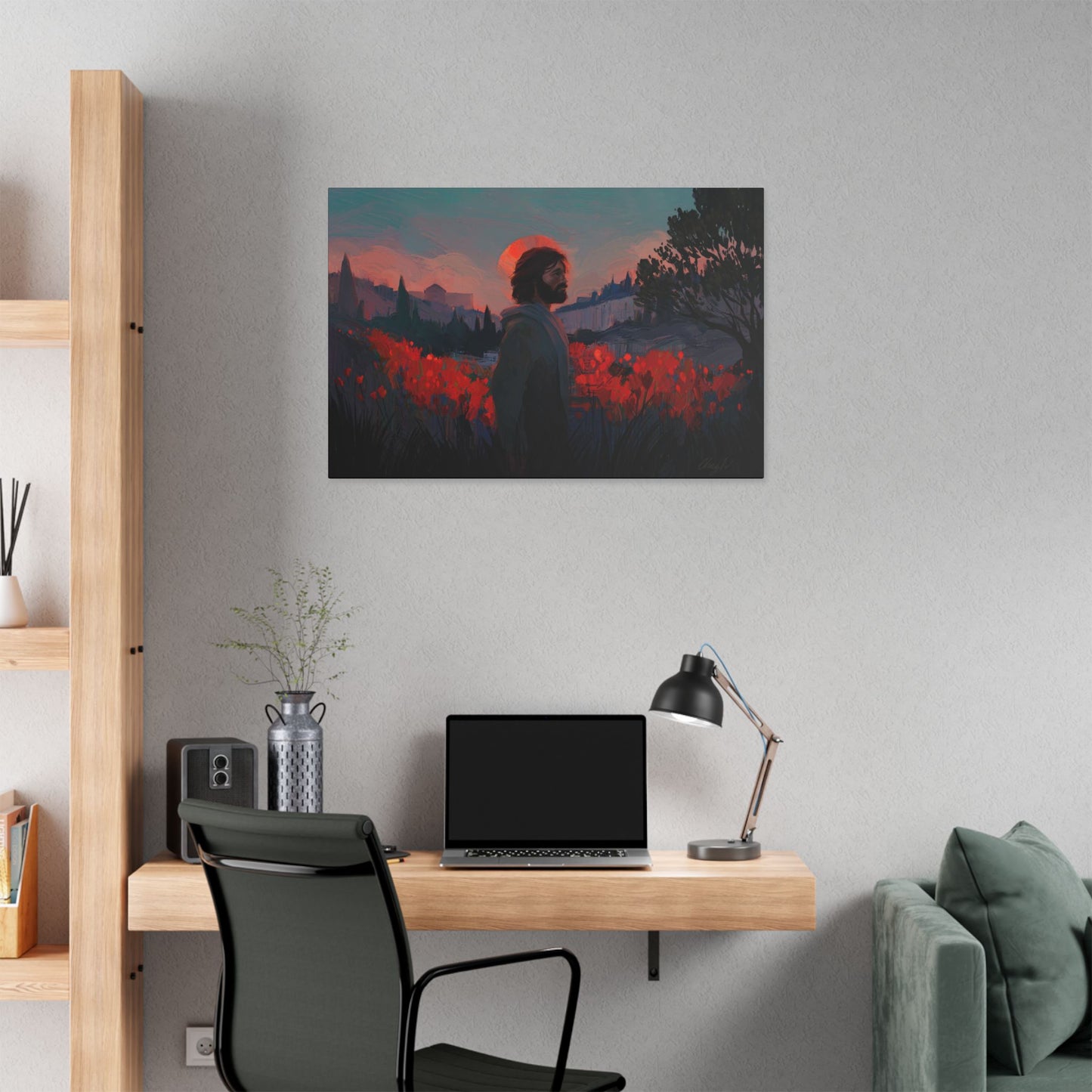 Classic Stretched Canvas, "Though as Scarlet" by Chaz Walgamott