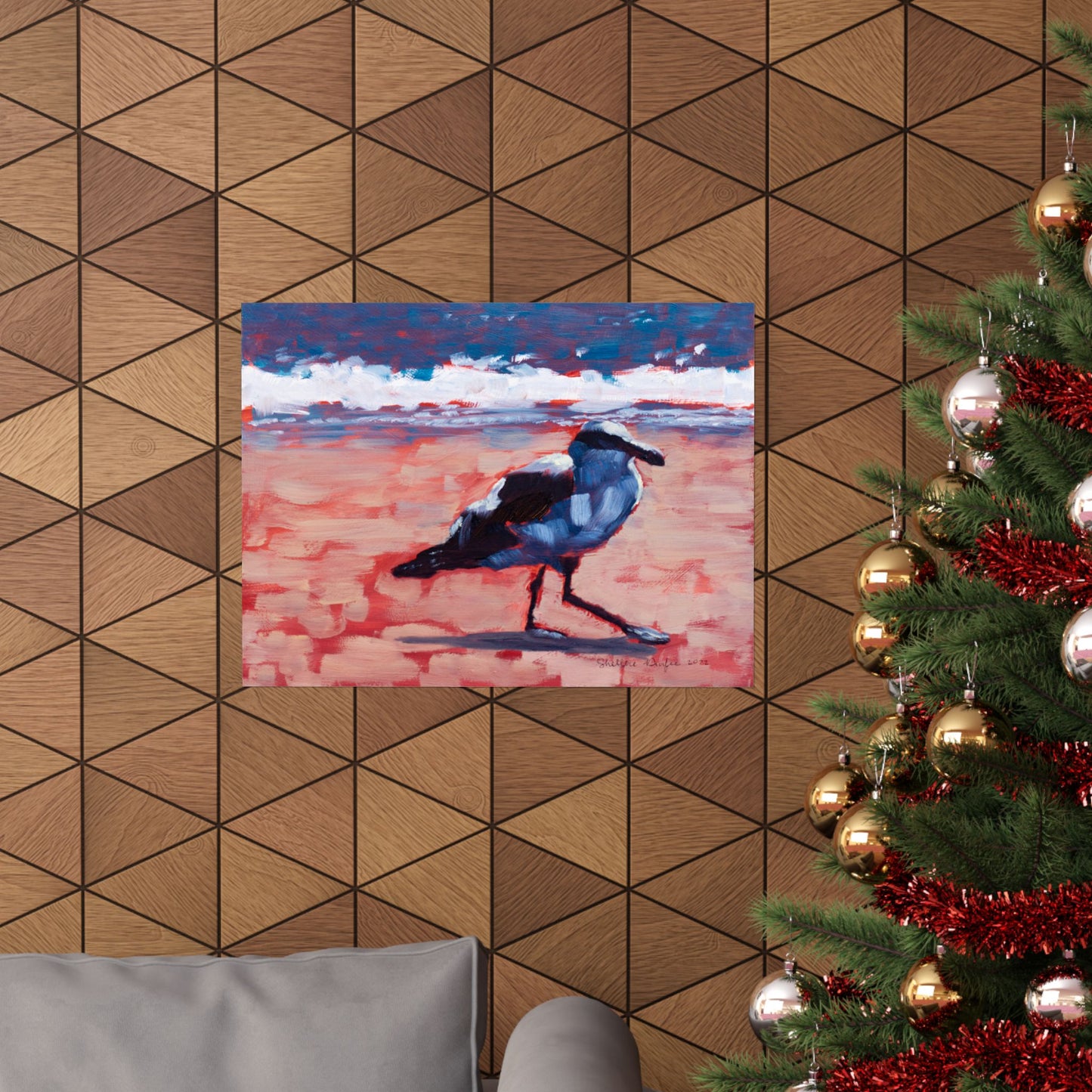 Premium Matte Print, Seagull, by Shellece Durfee