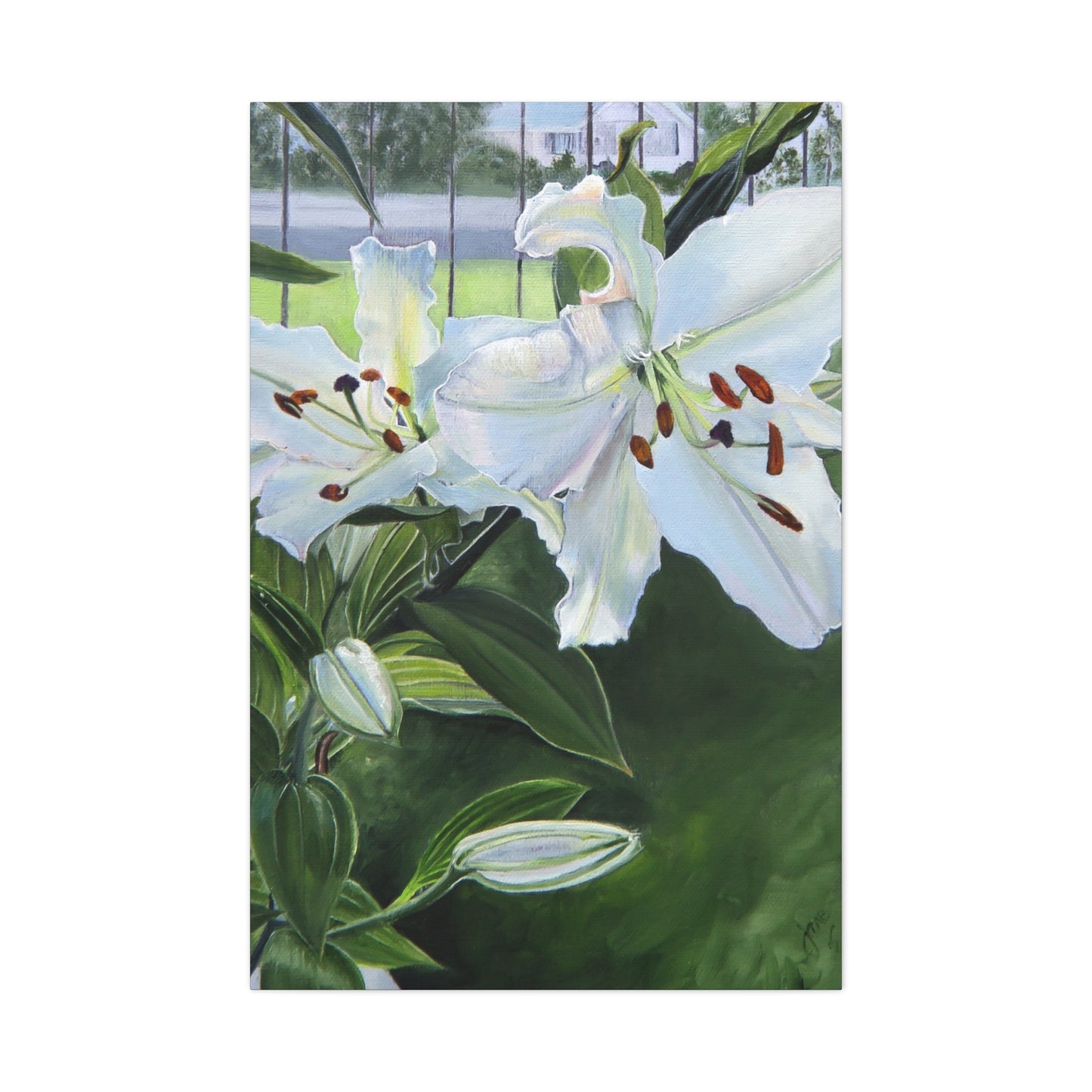 Luscious Lilies, by Jane Autry, Canvas Gallery Wrap