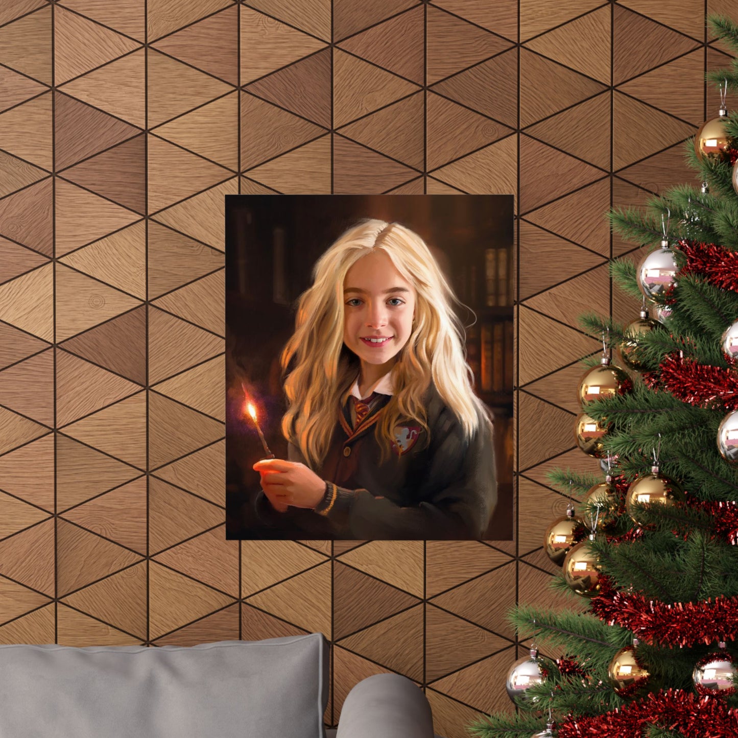 Premium Matte Print, "Willa Mae Walgamott at Hogwarts, by Chaz Walgamott