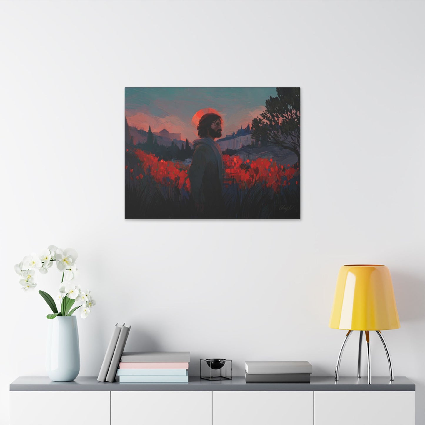 Classic Stretched Canvas, "Though as Scarlet" by Chaz Walgamott