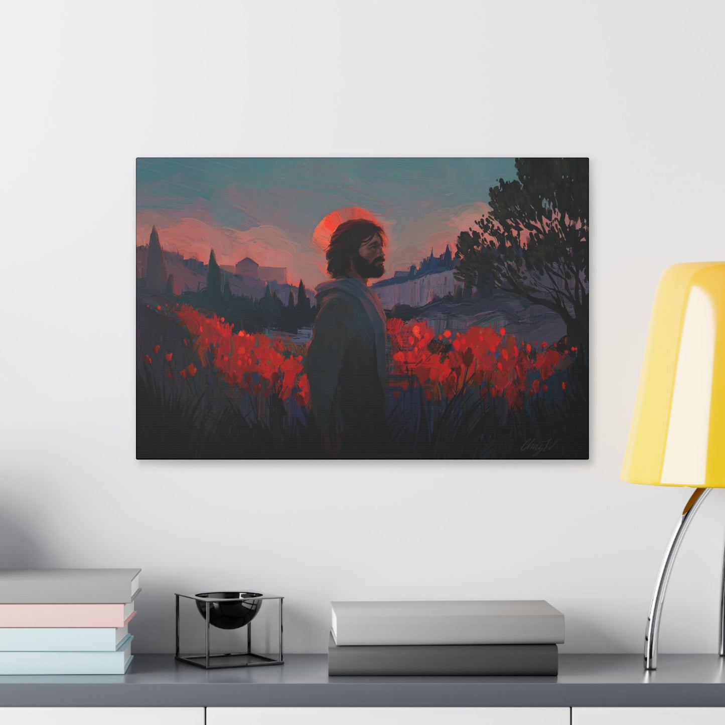 Classic Stretched Canvas, "Though as Scarlet" by Chaz Walgamott
