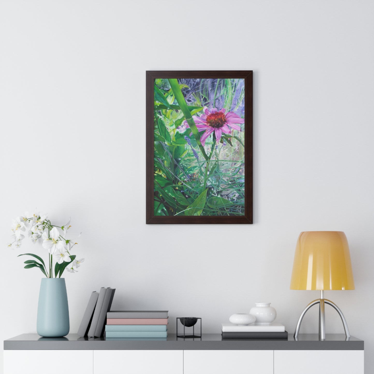 Garden Party by Jane Autry, Framed Matte Paper Print