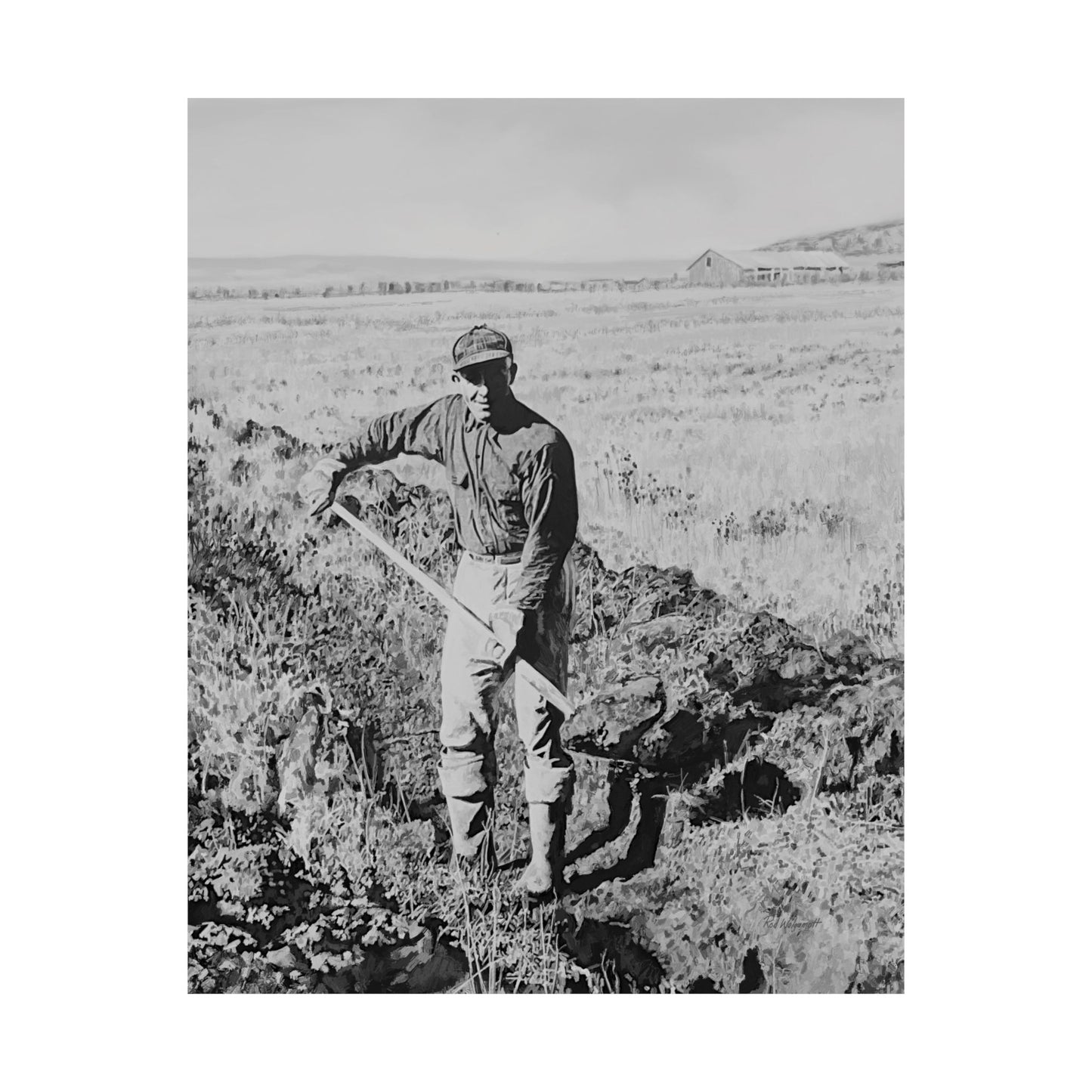 Premium Matte Print - Clyde Hogan's 1.5 Mile Trench by Rod Walgamott