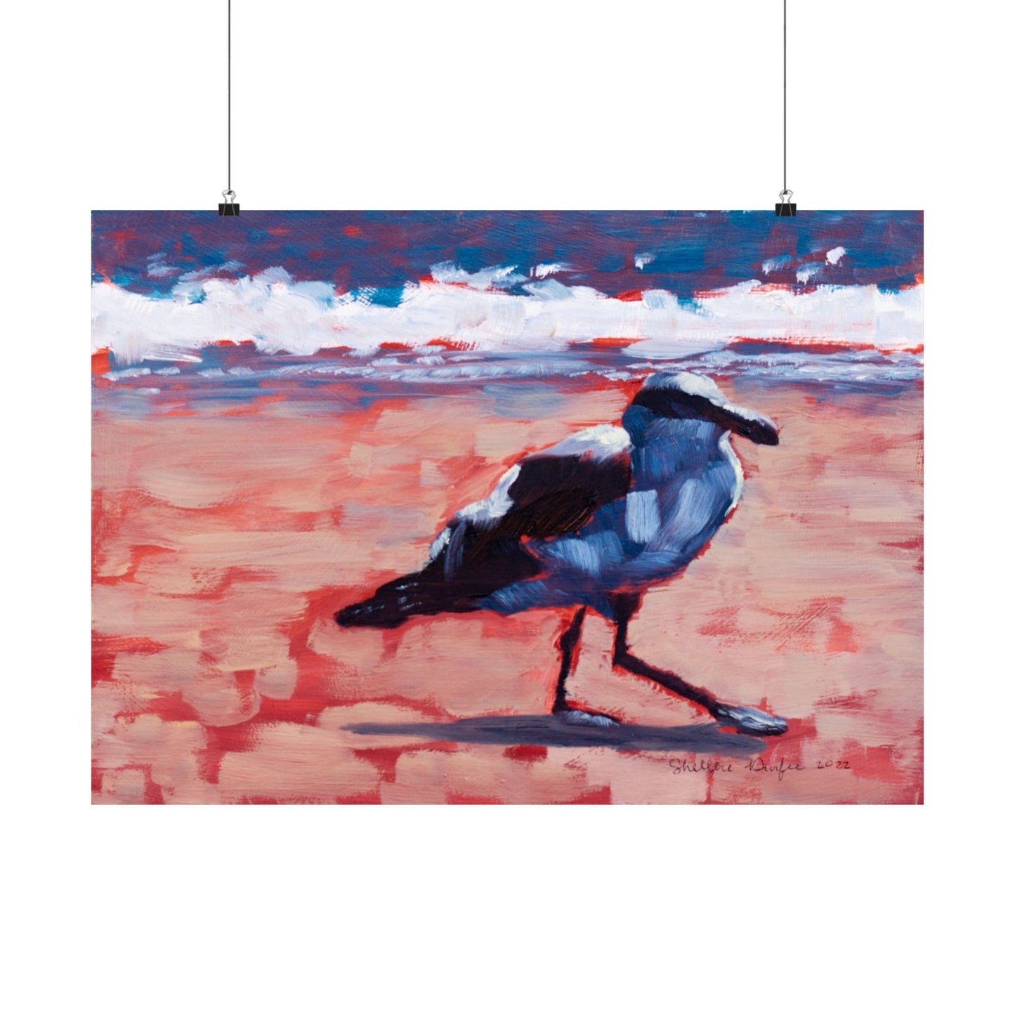 Premium Matte Print, Seagull, by Shellece Durfee