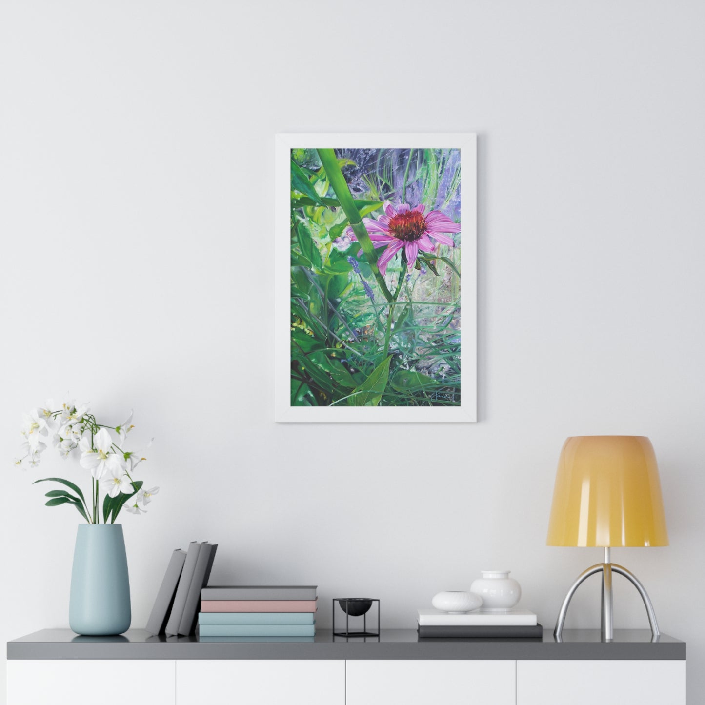 Garden Party by Jane Autry, Framed Matte Paper Print