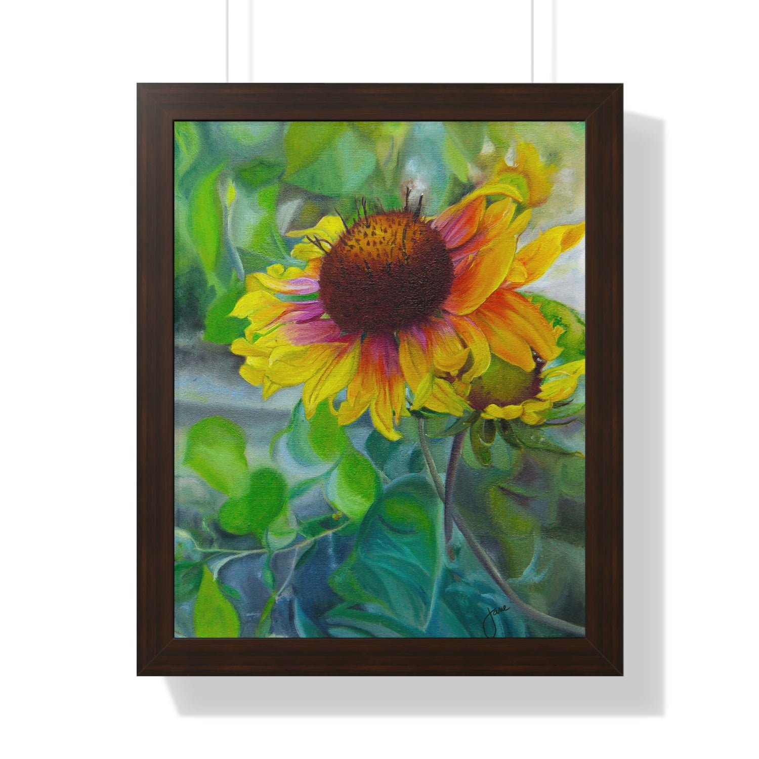 Wall Art: Flowers, Temples, and Local Scenery