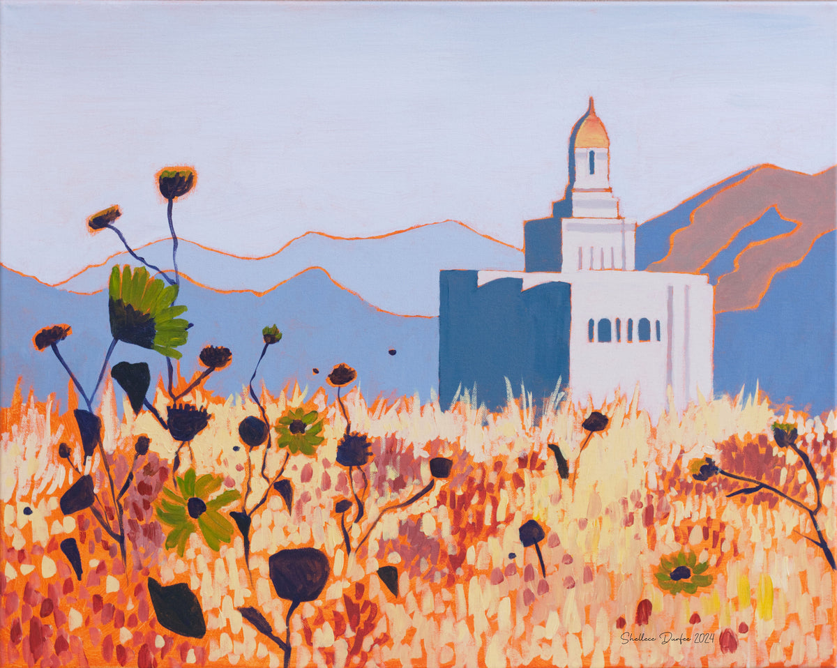 Deseret Peak Temple by Shellece Durfee