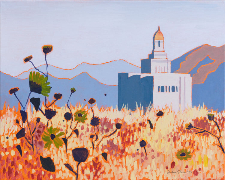 Deseret Peak Temple by Shellece Durfee