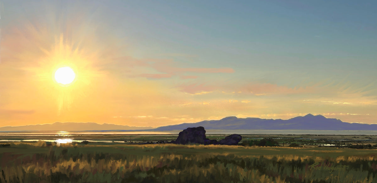 Adobe Rock Sunset