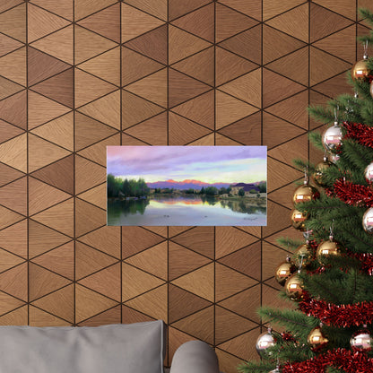Premium Matte Print--Sunrise on Stansbury Lake, by Rod Walgamott