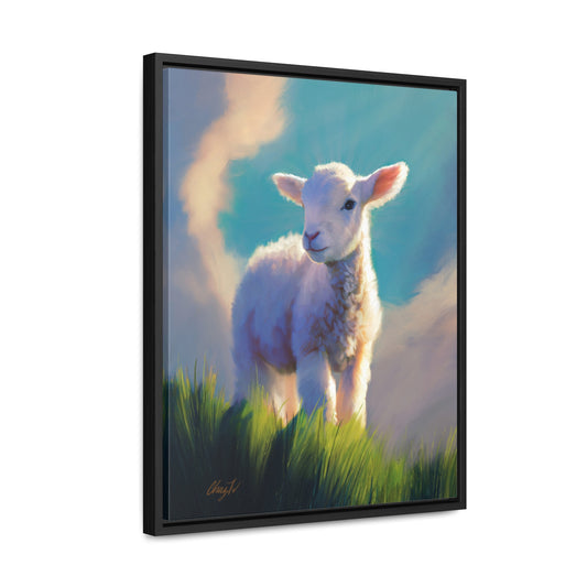 Framed canvas Wrap, Without Blemish, by Chaz Walgamott