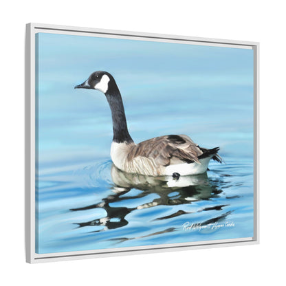 Canada Goose- Framed Matte Canvas Print