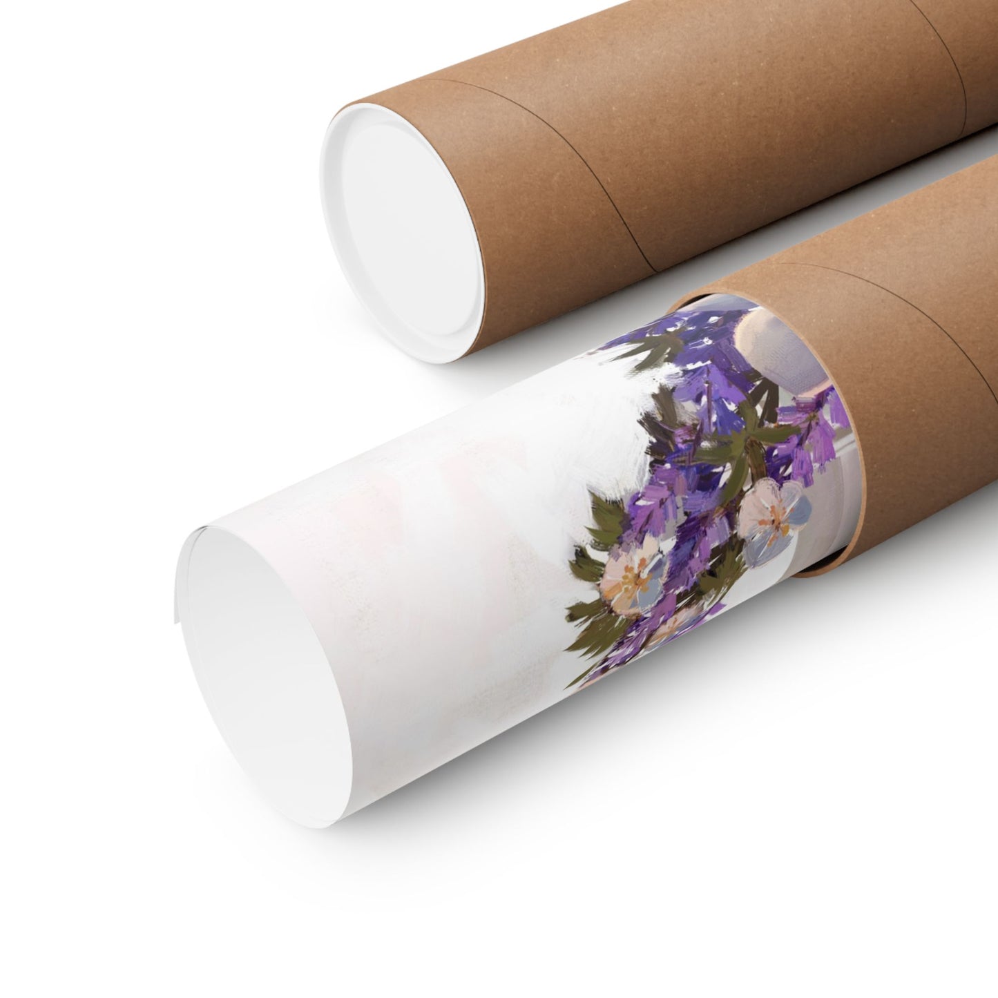 Premium Matte Print--Deseret Peak Temple--Floral Wreath, by Chaz Walgamott