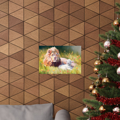 Premium Matte Print, The Lamb and the Lion, by Chaz Walgamott